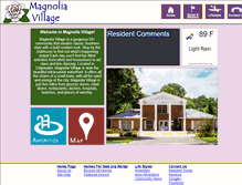 Tablet Screenshot of magnoliavillagemhp.com